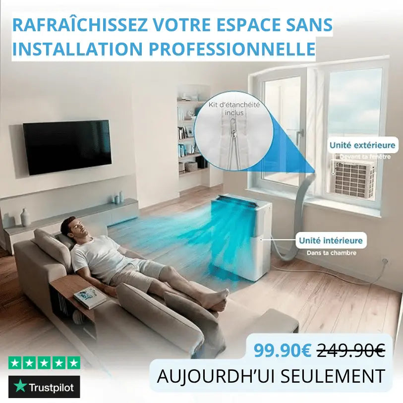 Midea PortaSplit - Refroidit comme une clim fixe, se branche comme un ventilateur